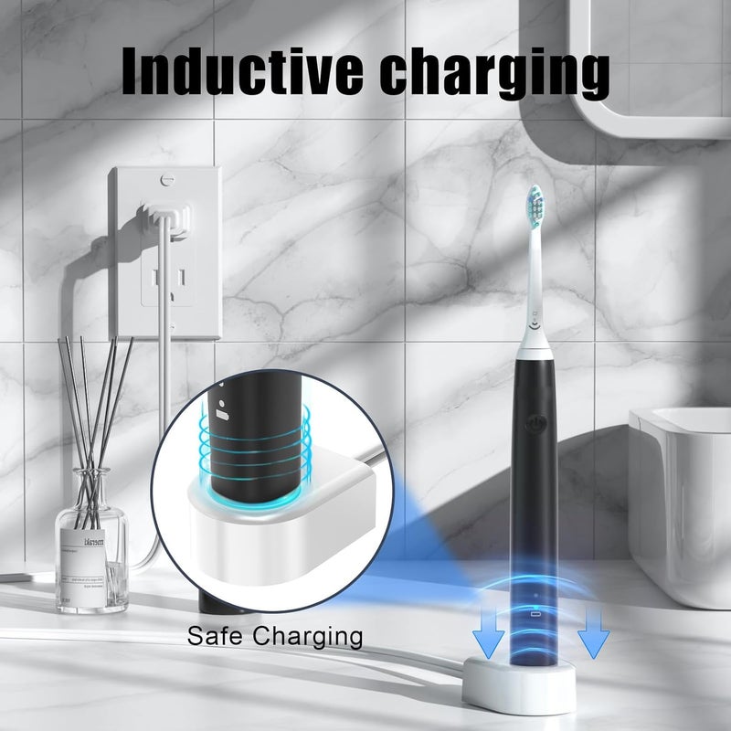 IBERLS Charger Base 4100 Compatible with Philips Sonicare Toothbrush Series HX3000 / HX6000 / HX8000 / HX9000, 5100, 5300, 6100, 6500, Waterproof Replacement Charger for Electric Toothbrush Power Cord - Image 4